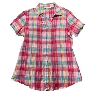 WOOLRICH Madras Cotton Shirt (M)